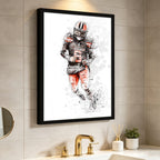 Baker Mayfield Art Sports Decorative Poster School Dormitory 0 Canvas Wall Art Poster Decor Gift