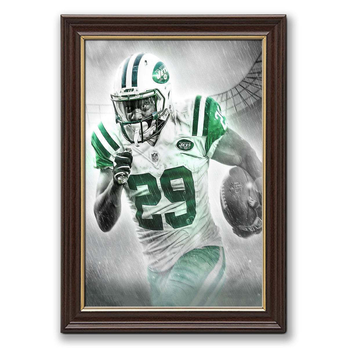 Bilal Powell Art Sports Decorative Poster School Dormitory 0 Canvas Wall Art Poster Decor Gift