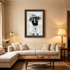 Cam Newton Celebrity Sports Art Poster School Dining Room Decoration 5 Canvas Wall Art Poster Decor Gift
