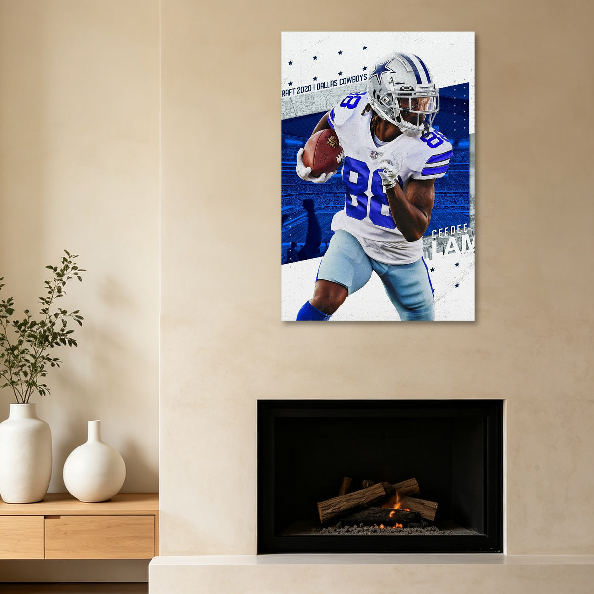 CeeDee Lamb Celebrity Sports Art Poster School Dining Room Decoration 8 Canvas Wall Art Poster Decor Gift