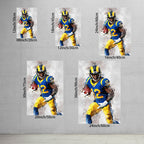 Brandin Cooks Celebrity Sports Art Poster School Dining Room Decoration 6 Canvas Wall Art Poster Decor Gift