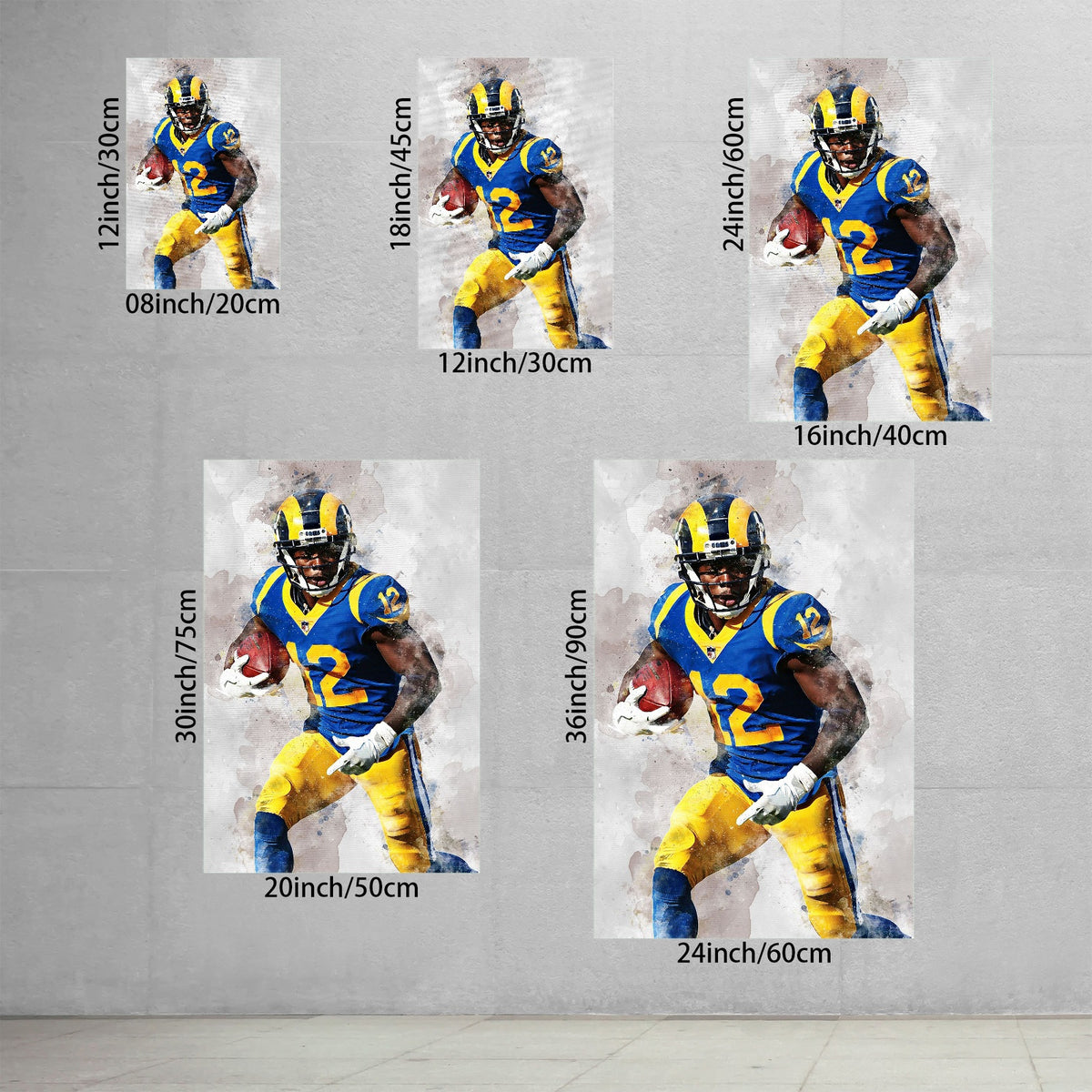 Brandin Cooks Celebrity Sports Art Poster School Dining Room Decoration 6 Canvas Wall Art Poster Decor Gift