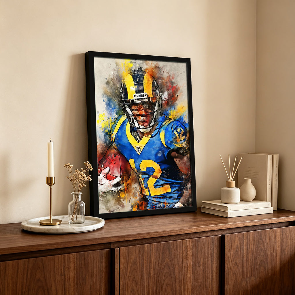 Brandin Cooks Celebrity Sports Art Poster School Dining Room Decoration 2 Canvas Wall Art Poster Decor Gift