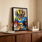 Brandin Cooks Celebrity Sports Art Poster School Dining Room Decoration 2 Canvas Wall Art Poster Decor Gift