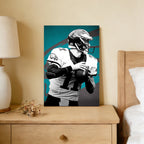 Carson Wentz Celebrity Sports Art Poster School Dining Room Decoration 1 Canvas Wall Art Poster Decor Gift