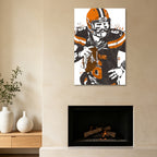Baker Mayfield Art Poster 1 Canvas Wall Art Poster Decor Gift