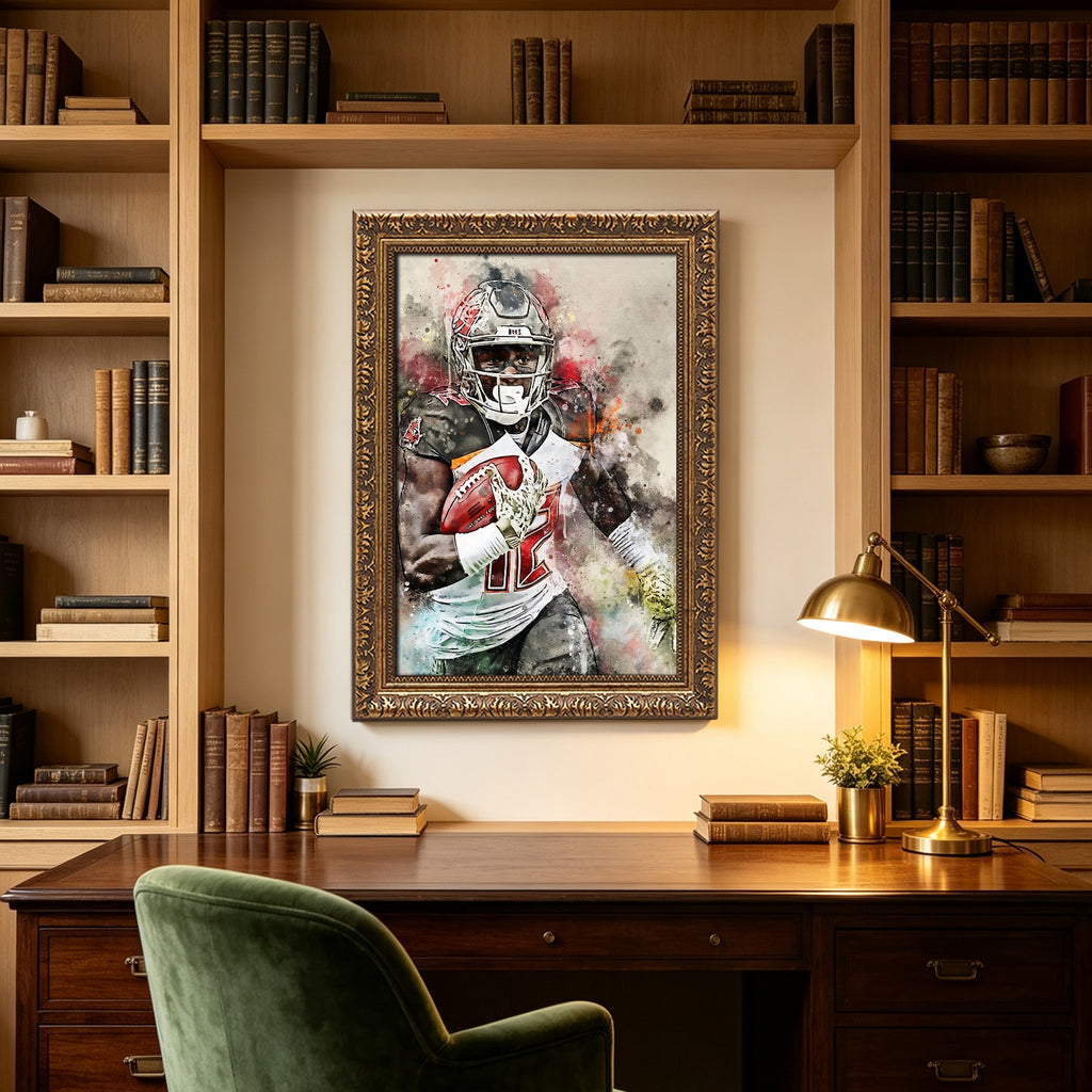 Chris Godwin Art Sports Decorative Poster School Dormitory 8 Canvas Wall Art Poster Decor Gift