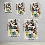 Brian Dawkins Art Poster 9 Canvas Wall Art Poster Decor Gift