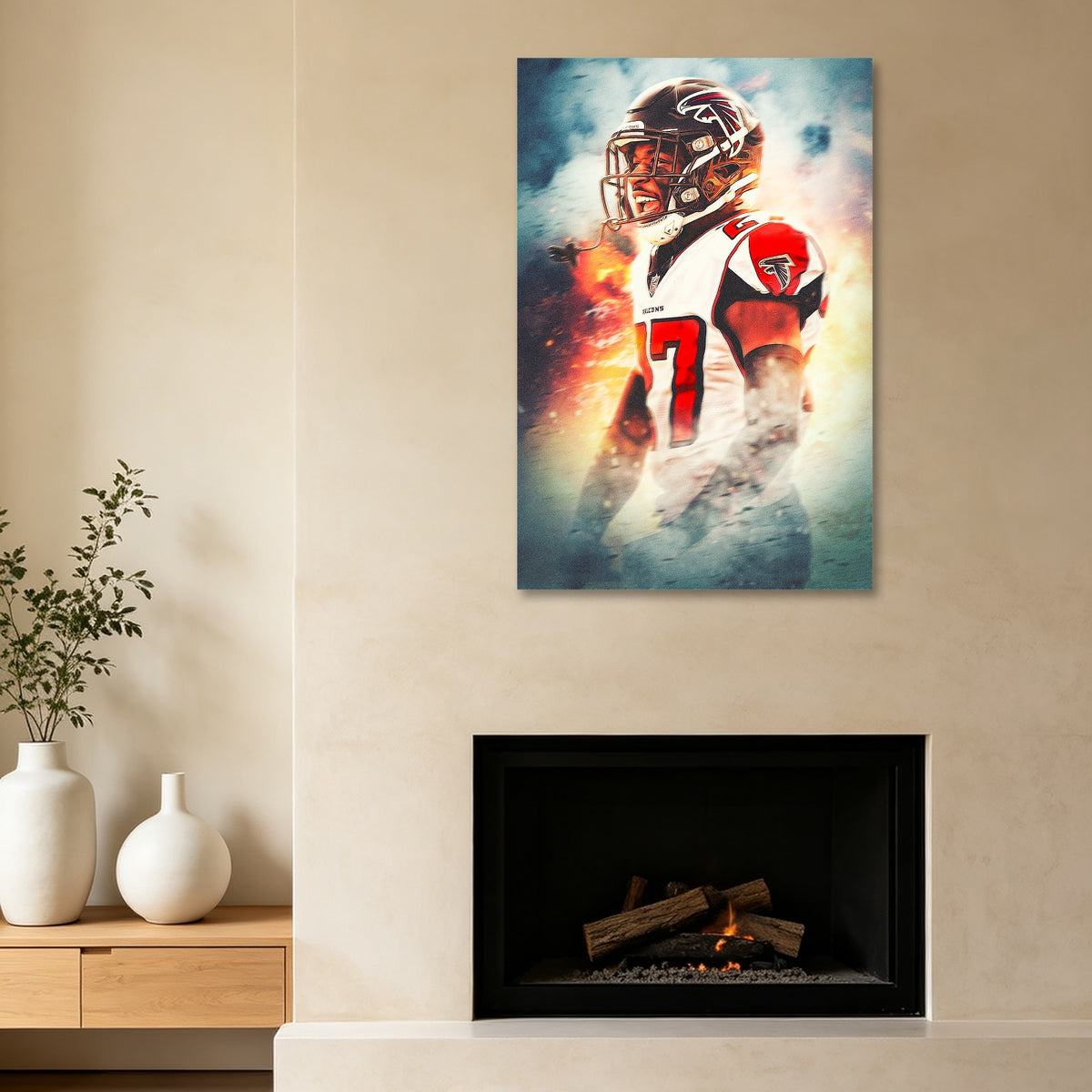 Damontae Kazee Art Sports Decorative Poster School Dormitory 5 Canvas Wall Art Poster Decor Gift