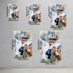 Dak Prescott Celebrity Sports Art Poster School Dining Room Decoration 0 Canvas Wall Art Poster Decor Gift