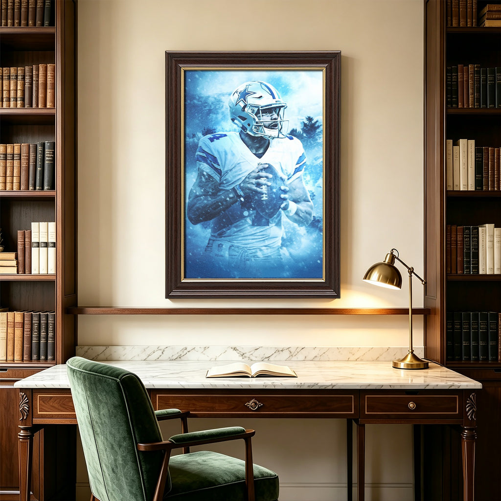 Dak Prescott Art Sports Decorative Poster School Dormitory 7 Canvas Wall Art Poster Decor Gift