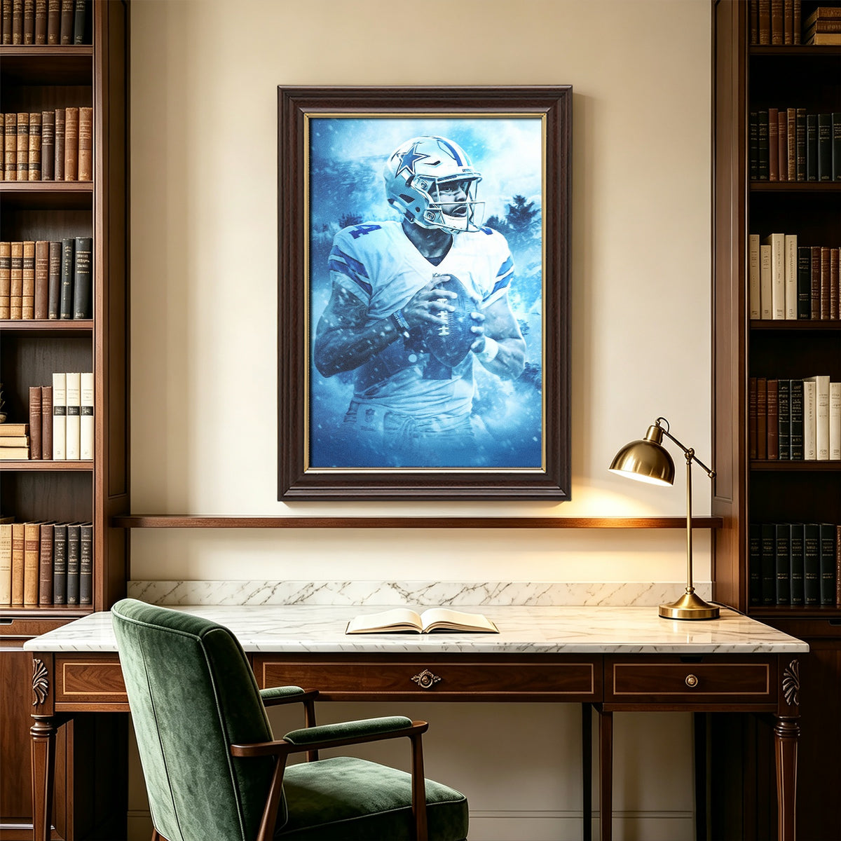 Dak Prescott Art Sports Decorative Poster School Dormitory 7 Canvas Wall Art Poster Decor Gift