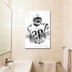 Corey Dillon Art Sports Decorative Poster School Dormitory 1 Canvas Wall Art Poster Decor Gift