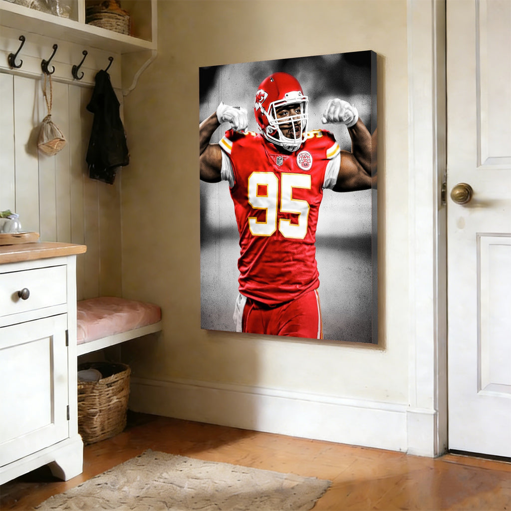 Chris Jones Art Sports Decorative Poster School Dormitory 7 Canvas Wall Art Poster Decor Gift