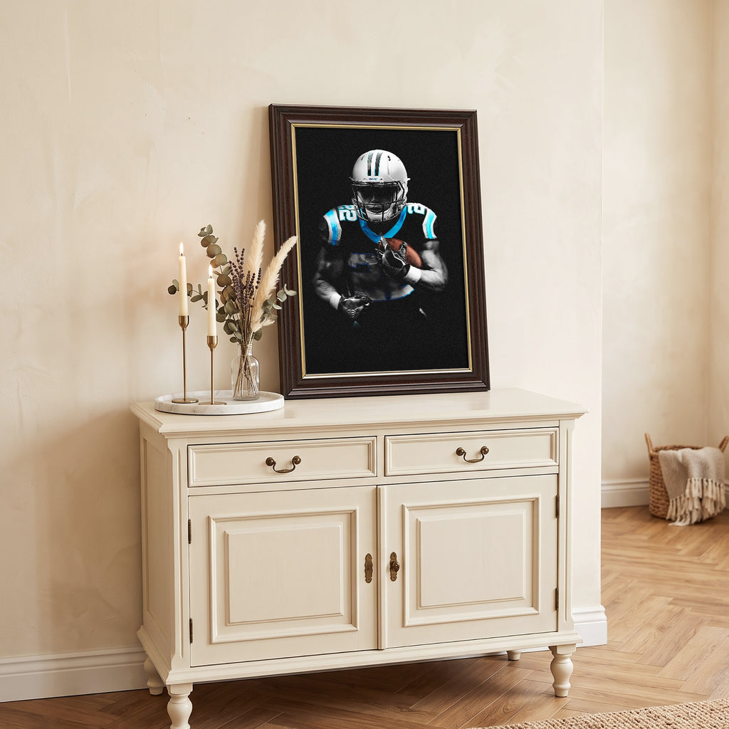 Christian McCaffrey Art Sports Decorative Poster School Dormitory 5 Canvas Wall Art Poster Decor Gift