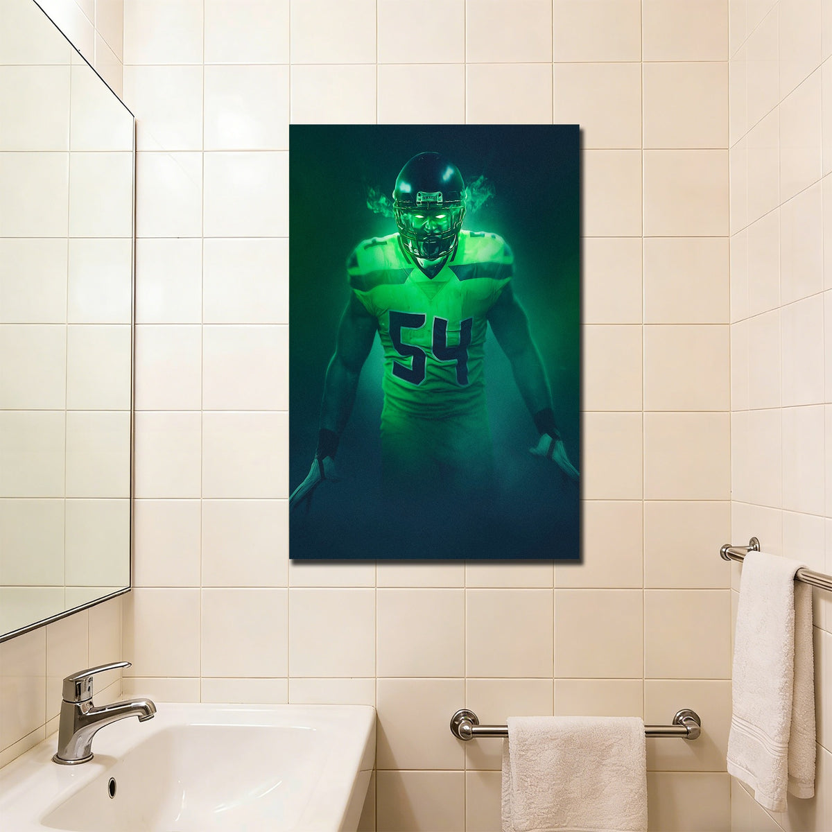 Bobby Wagner Art Sports Decorative Poster School Dormitory 6 Canvas Wall Art Poster Decor Gift