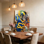 Clay Matthews Celebrity Sports Art Poster School Dining Room Decoration 1 Canvas Wall Art Poster Decor Gift