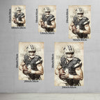 Dak Prescott Sports Celebrity Art Deco Poster 5 Canvas Wall Art Poster Decor Gift