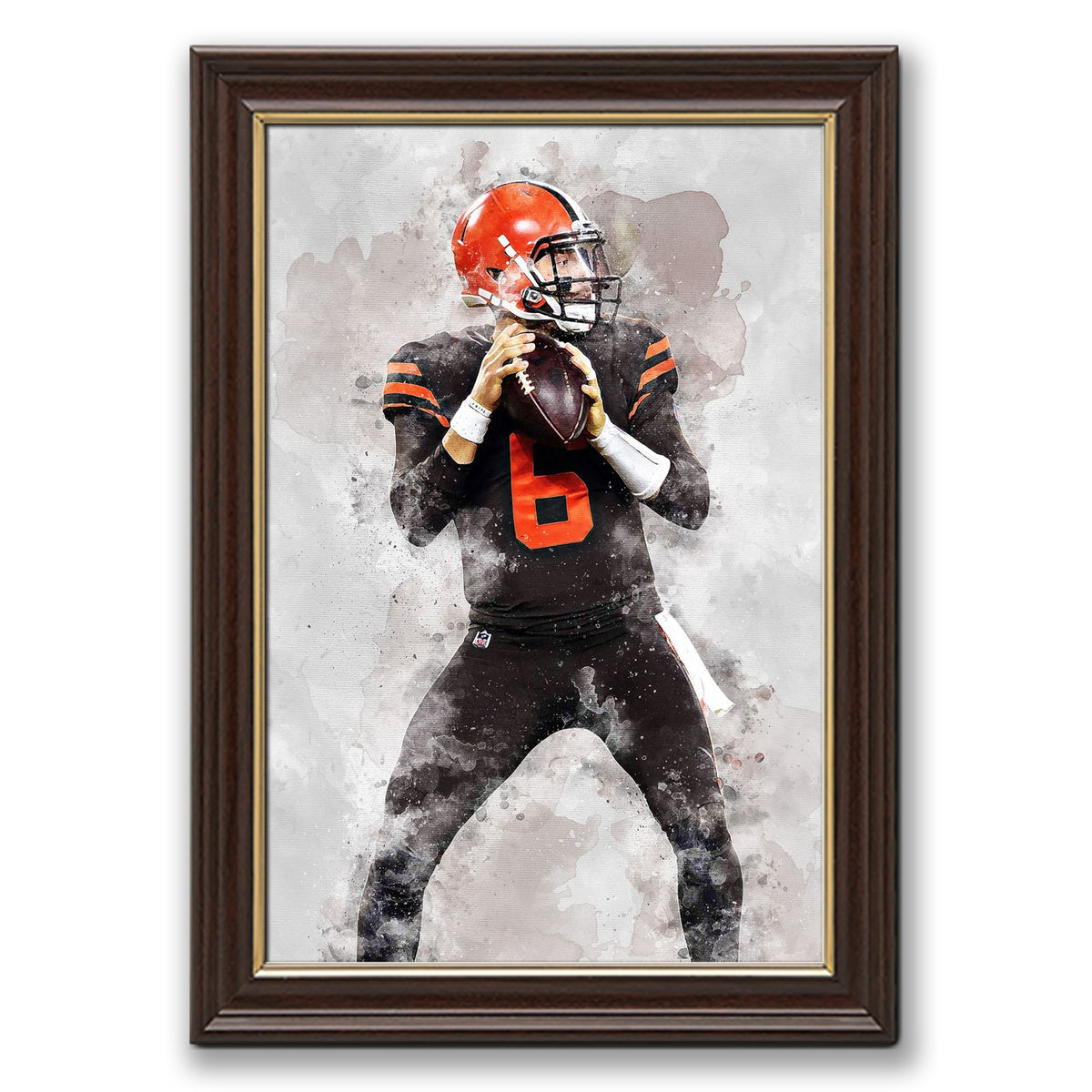 Baker Mayfield Celebrity Sports Art Poster School Dining Room Decoration 6 Canvas Wall Art Poster Decor Gift