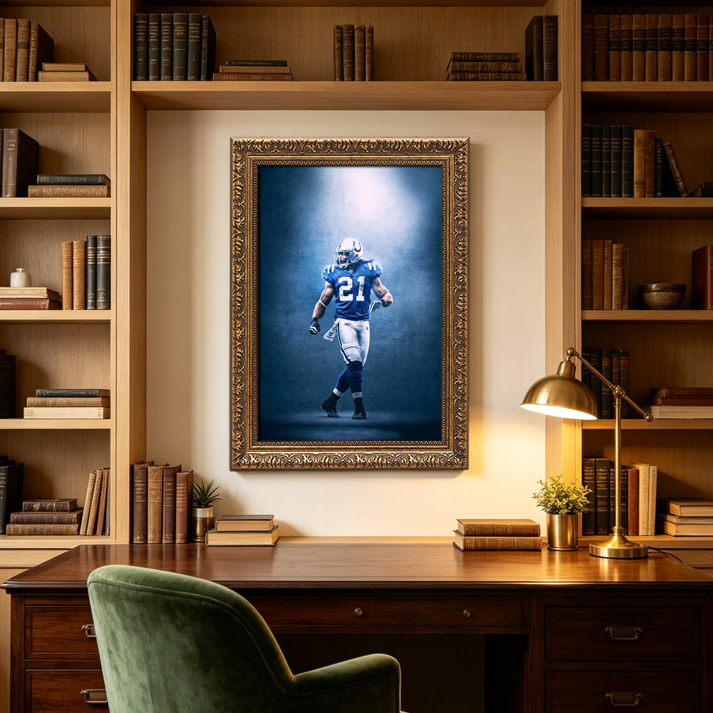 Bob Sanders Art Sports Decorative Poster School Dormitory 7 Canvas Wall Art Poster Decor Gift