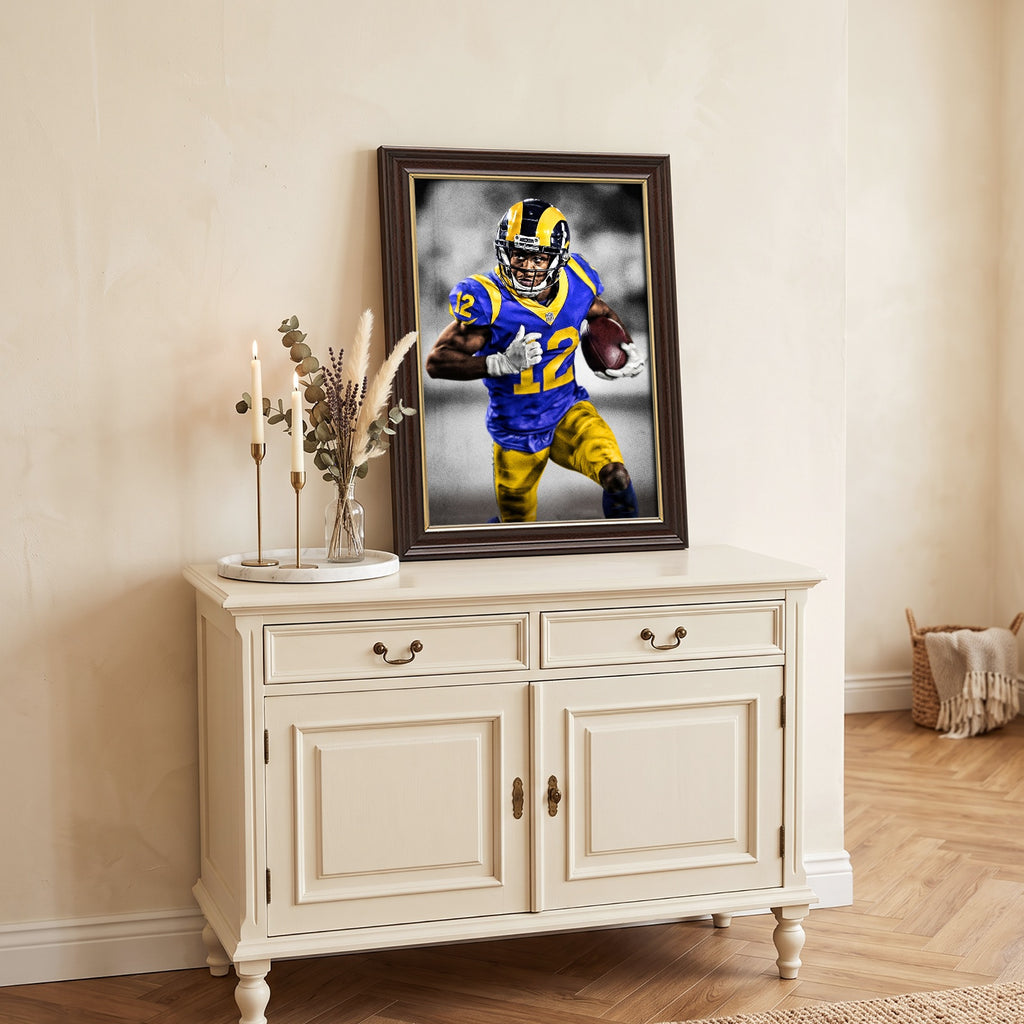 Brandin Cooks Art Sports Decorative Poster School Dormitory 5 Canvas Wall Art Poster Decor Gift