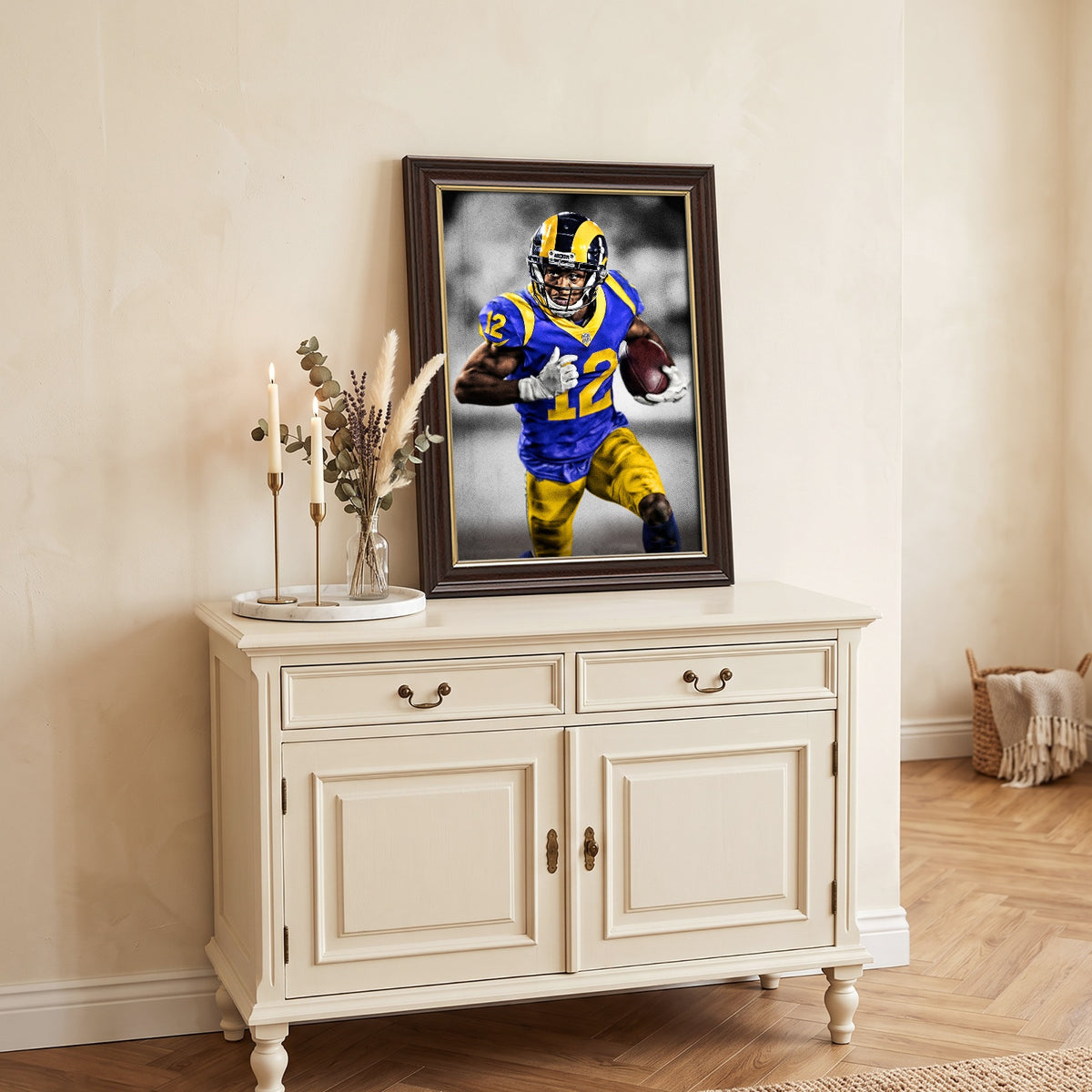 Brandin Cooks Art Sports Decorative Poster School Dormitory 5 Canvas Wall Art Poster Decor Gift