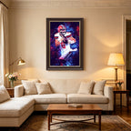 Baker Mayfield Sports Celebrity Art Deco Poster 1 Canvas Wall Art Poster Decor Gift