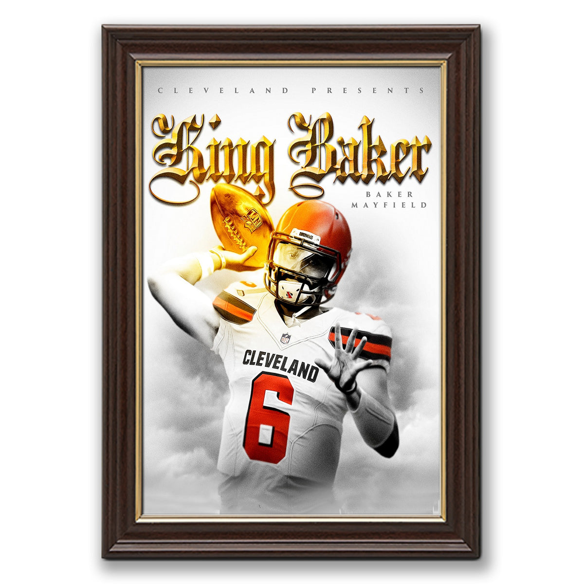 Baker Mayfield Celebrity Sports Art Poster School Dining Room Decoration 4 Canvas Wall Art Poster Decor Gift