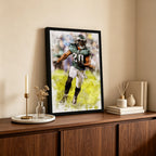 Brian Dawkins Art Poster 2 Canvas Wall Art Poster Decor Gift