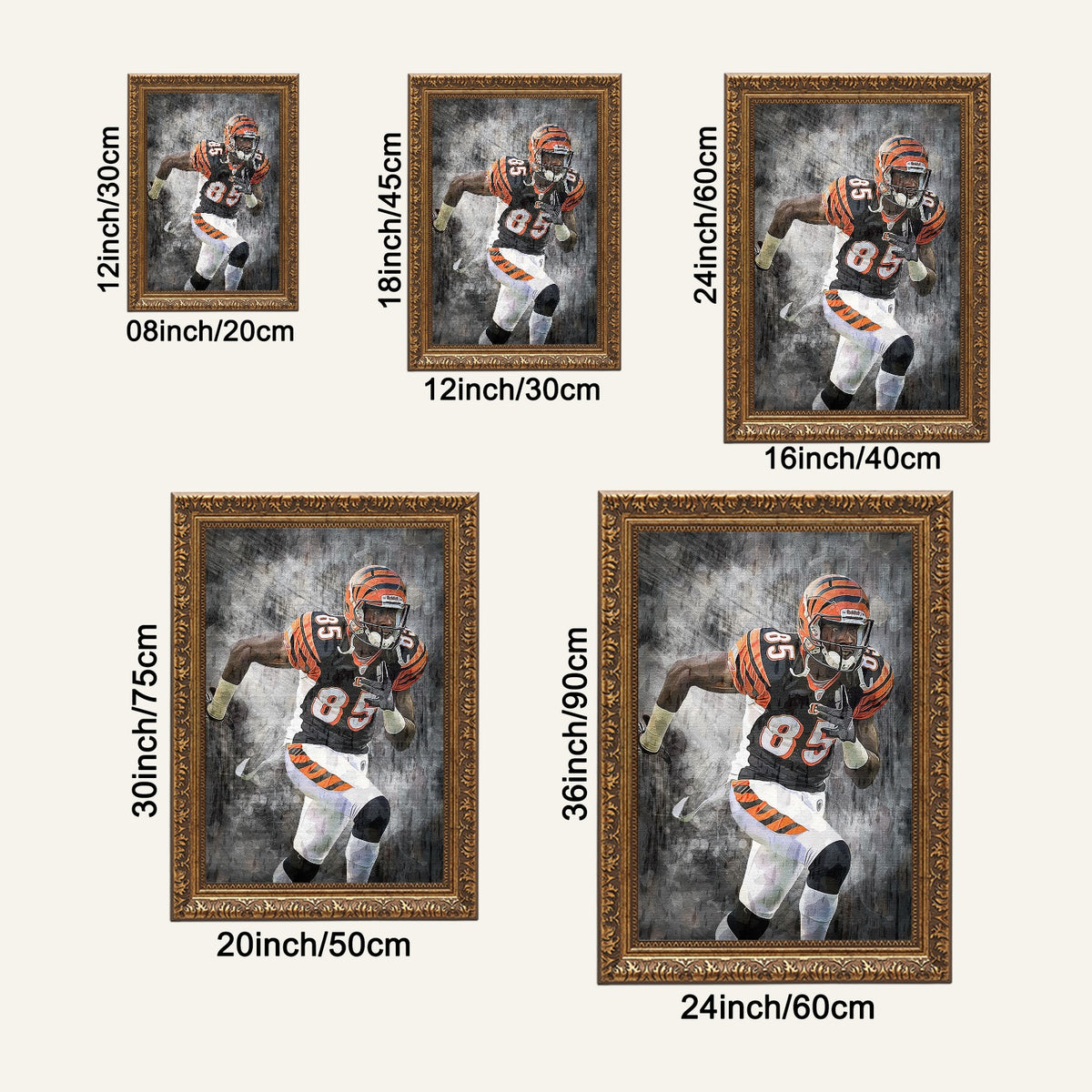 Chad Johnson Celebrity Sports Art Poster School Dining Room Decoration 4 Canvas Wall Art Poster Decor Gift