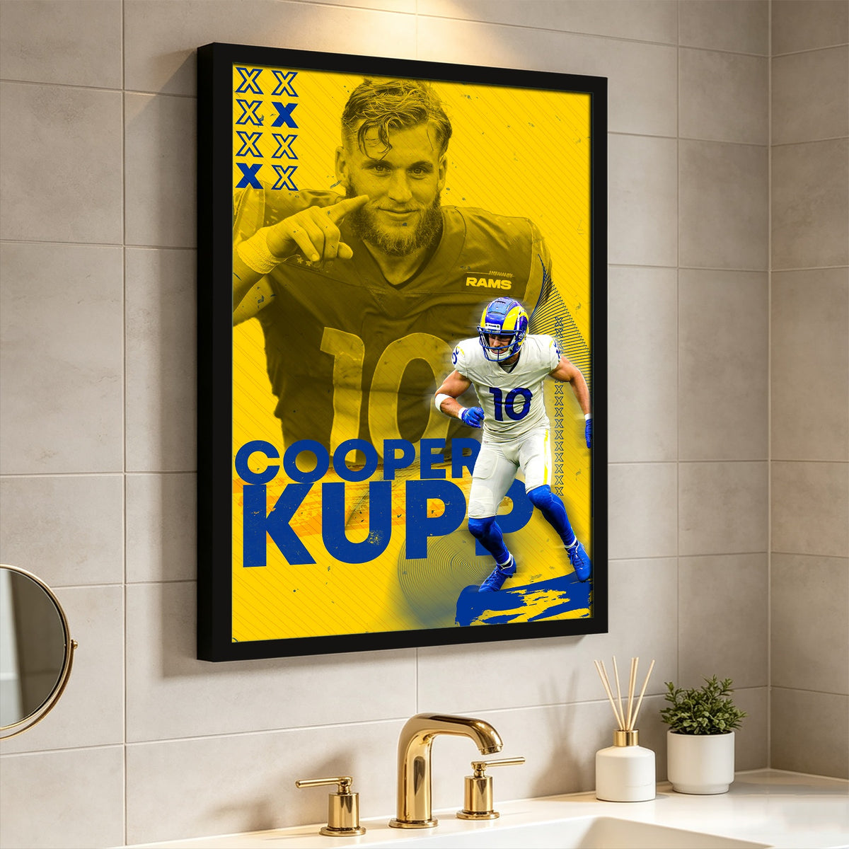 Cooper Kupp Sports Decoration Poster 4 Canvas Wall Art Poster Decor Gift