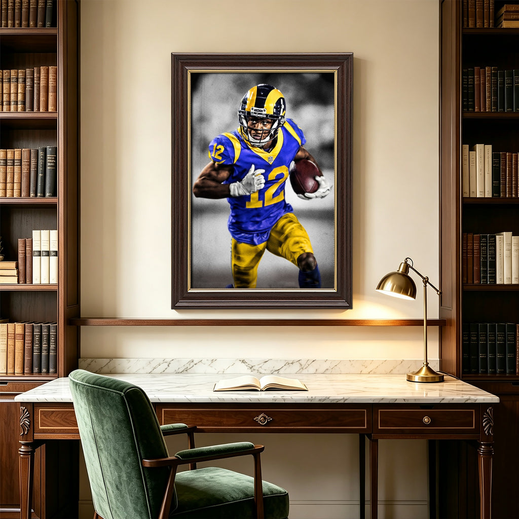 Brandin Cooks Art Sports Decorative Poster School Dormitory 5 Canvas Wall Art Poster Decor Gift
