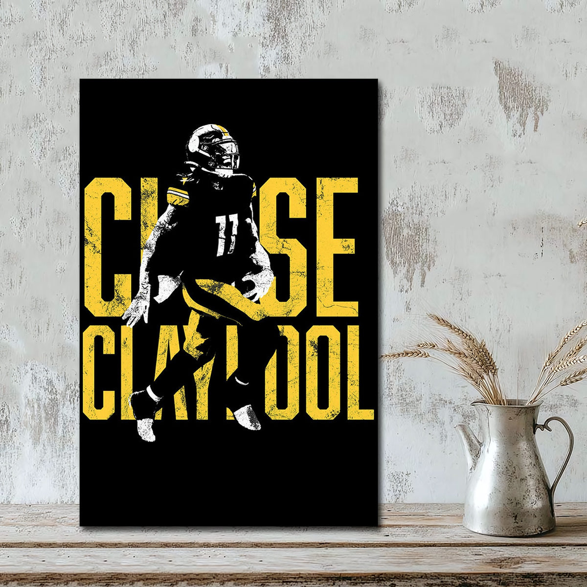 Chase Claypool Sports Celebrity Art Deco Poster 2 Canvas Wall Art Poster Decor Gift