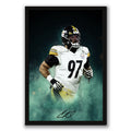 Cameron Heyward Celebrity Sports Art Poster School Dining Room Decoration 4 Canvas Wall Art Poster Decor Gift
