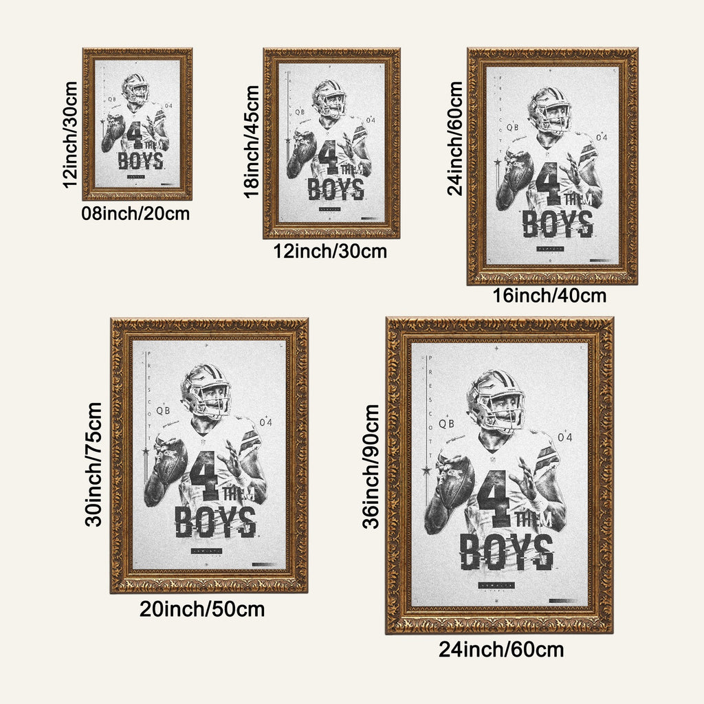 Dak Prescott Celebrity Sports Art Poster School Dining Room Decoration 1 Canvas Wall Art Poster Decor Gift