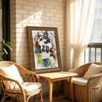 Brian Dawkins Art Poster 9 Canvas Wall Art Poster Decor Gift