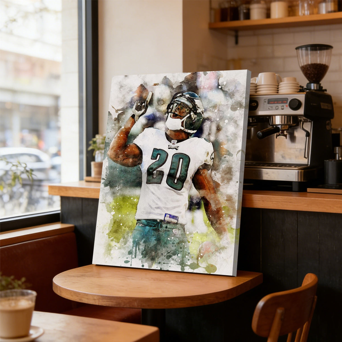 Brian Dawkins Art Poster 9 Canvas Wall Art Poster Decor Gift