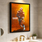 Baker Mayfield Sports Celebrity Art Deco Poster 8 Canvas Wall Art Poster Decor Gift