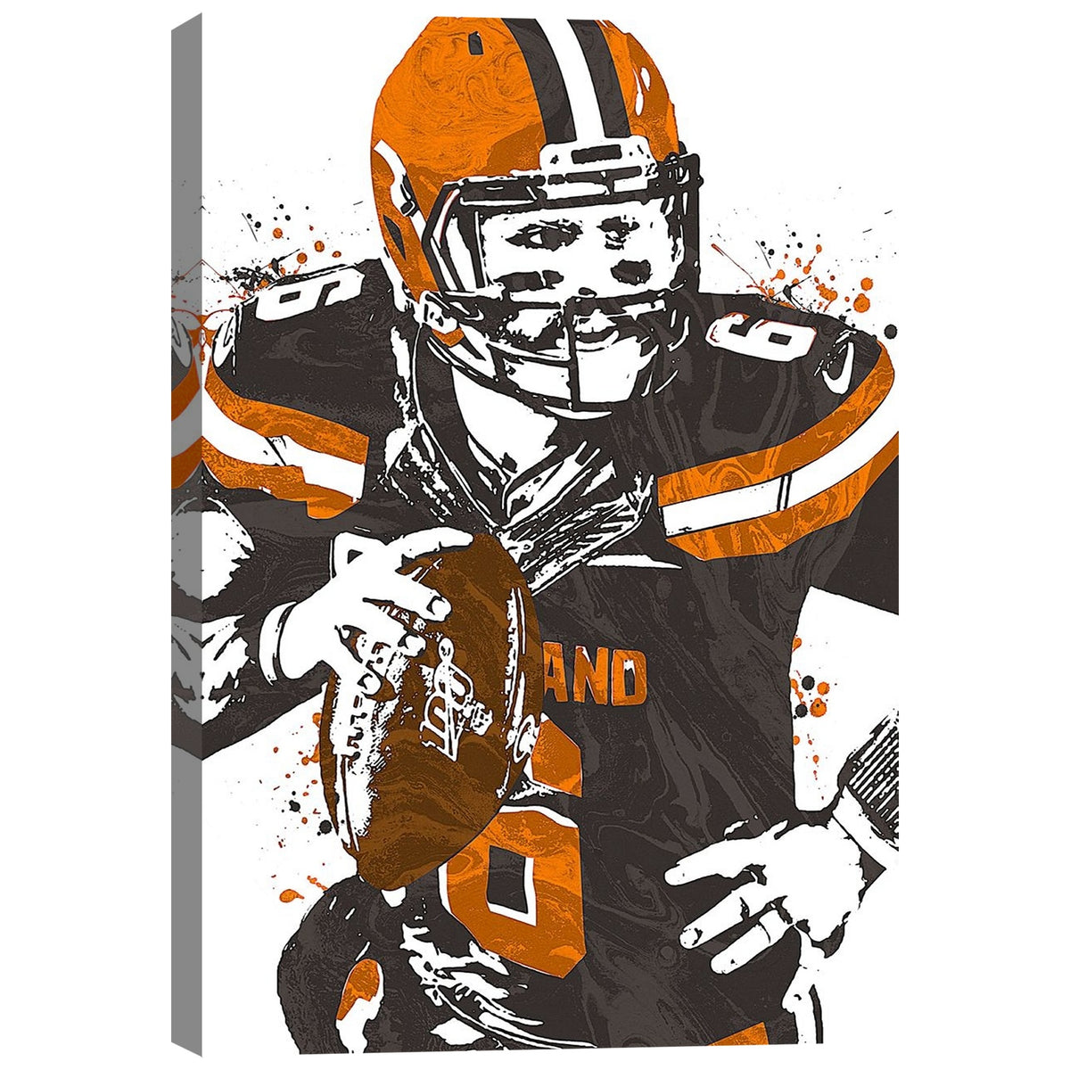 Baker Mayfield Art Poster 1 Canvas Wall Art Poster Decor Gift
