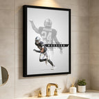 Charles Woodson Celebrity Sports Art Poster School Dining Room Decoration 6 Canvas Wall Art Poster Decor Gift