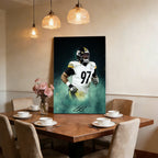 Cameron Heyward Celebrity Sports Art Poster School Dining Room Decoration 4 Canvas Wall Art Poster Decor Gift