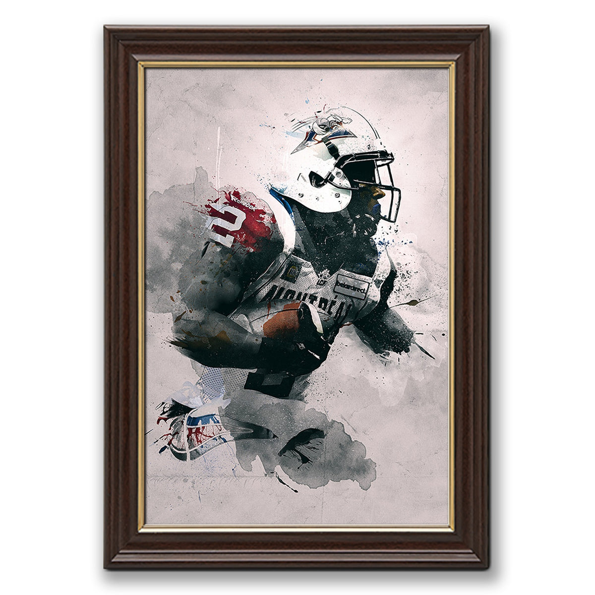 Brandon Whitaker Art Sports Decorative Poster School Dormitory 4 Canvas Wall Art Poster Decor Gift