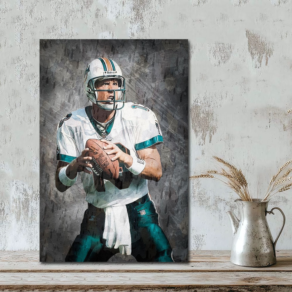 Dan Marino Celebrity Sports Art Poster School Dining Room Decoration 0 Canvas Wall Art Poster Decor Gift