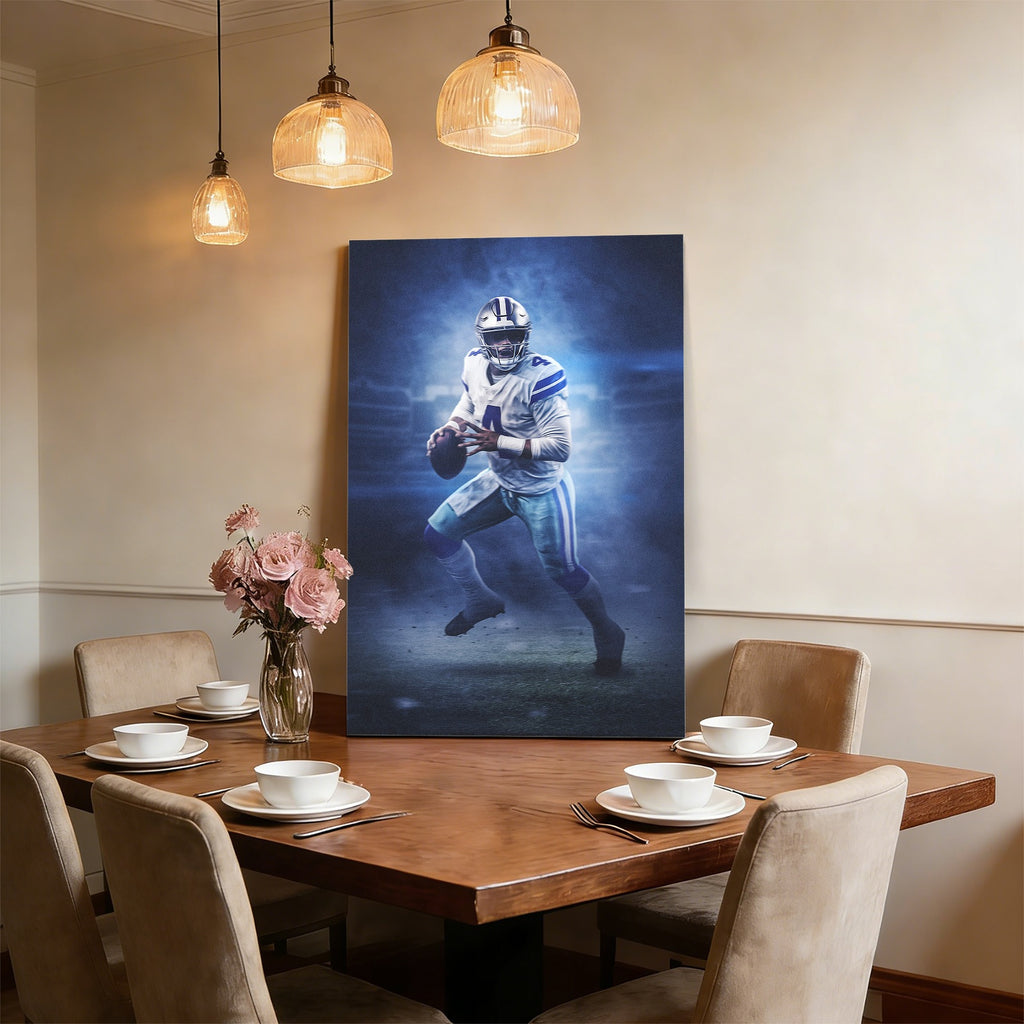Dak Prescott 1Art Sports Decorative Poster School Dormitory 1 Canvas Wall Art Poster Decor Gift