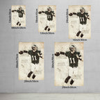 Carson Wentz Sports Celebrity Art Deco Poster 4 Canvas Wall Art Poster Decor Gift