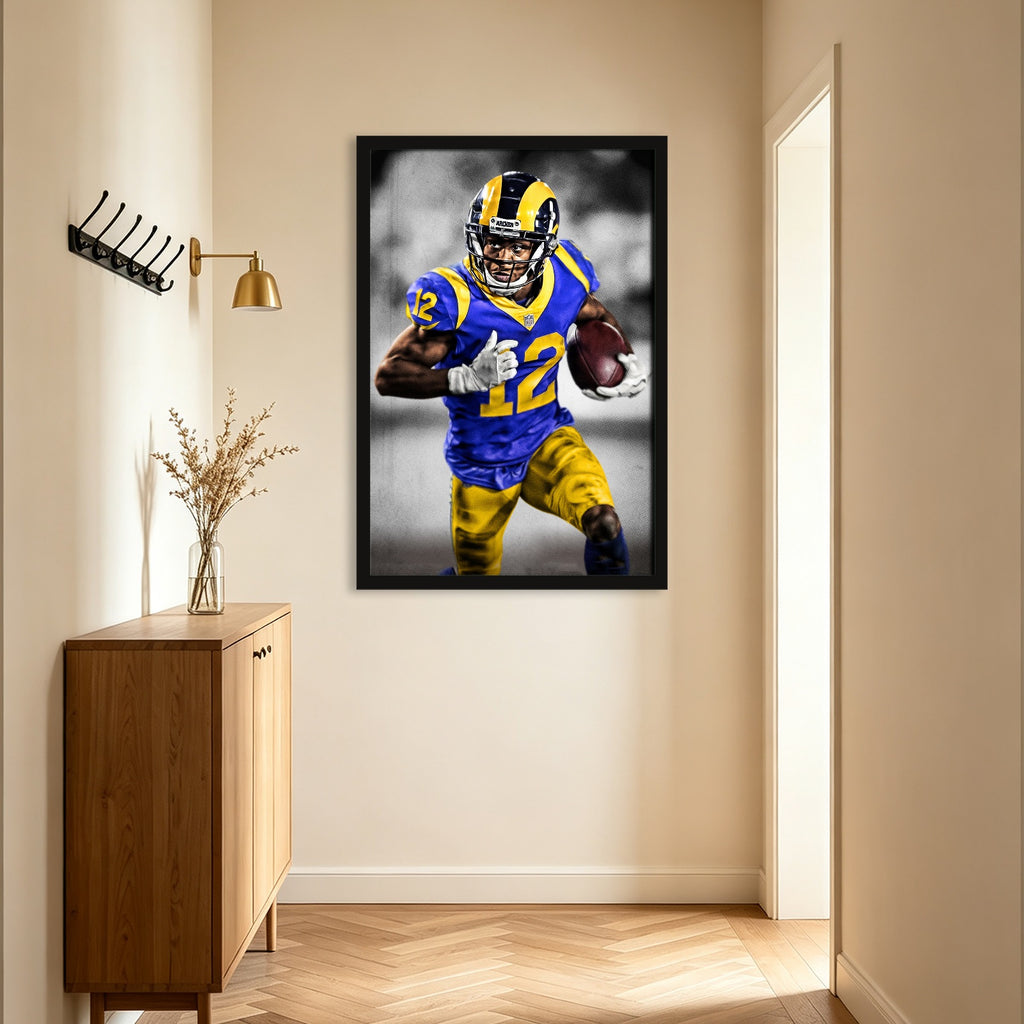 Brandin Cooks Art Sports Decorative Poster School Dormitory 5 Canvas Wall Art Poster Decor Gift
