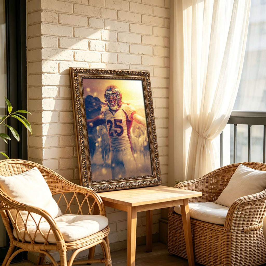 Chris Harris Art Sports Decorative Poster School Dormitory 5 Canvas Wall Art Poster Decor Gift