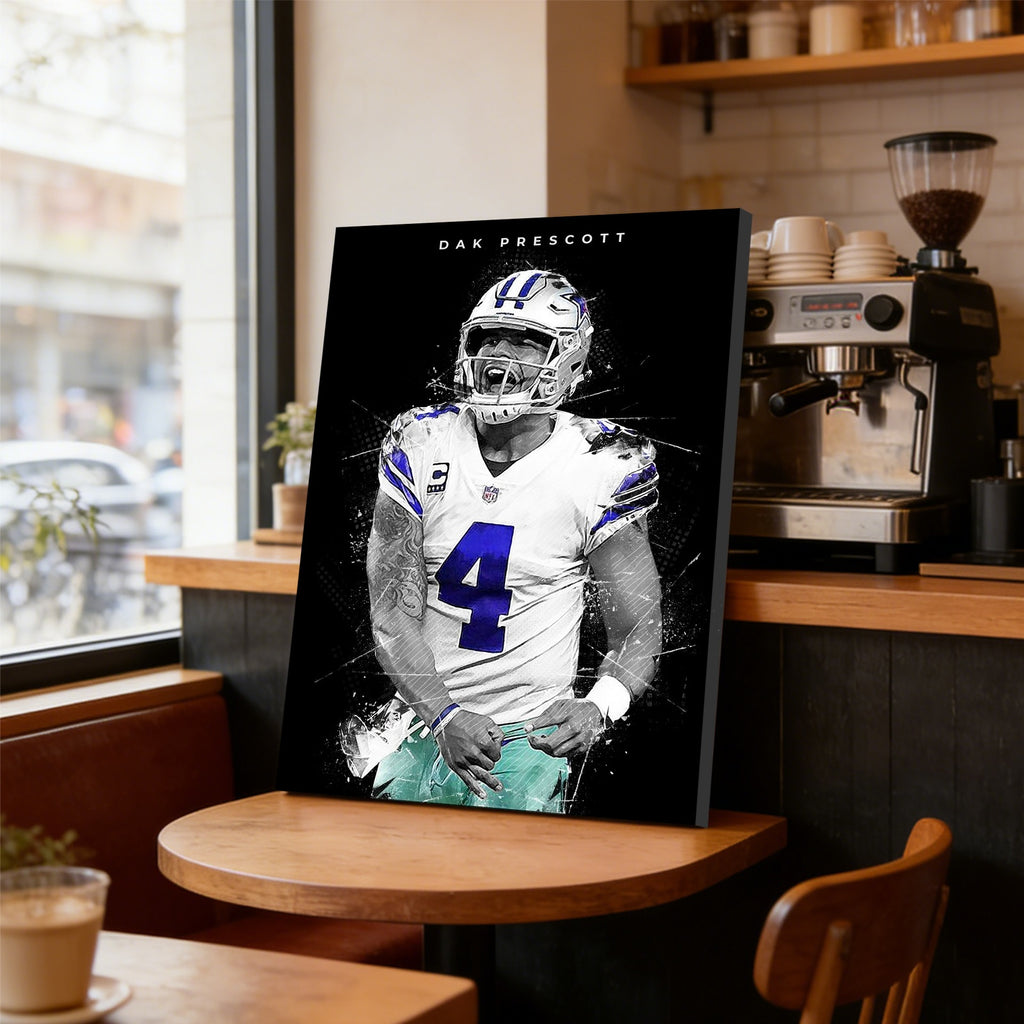 Dak Prescott Art Poster 1 Canvas Wall Art Poster Decor Gift