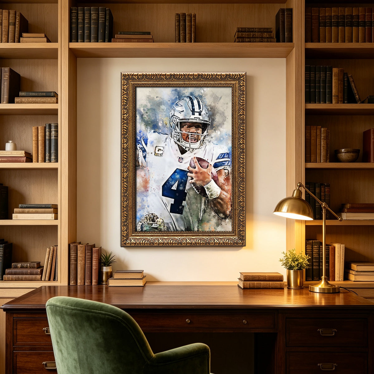 Dak Prescott Celebrity Sports Art Poster School Dining Room Decoration 0 Canvas Wall Art Poster Decor Gift