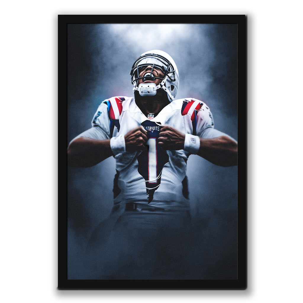Cam Newton Art Sports Decorative Poster School Dormitory 7 Canvas Wall Art Poster Decor Gift